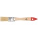 Кисть флейцевая, натур. cветлая щетина, деревянная ручка  1" (25 мм)