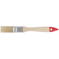 Кисть флейцевая "Оптима", натур. cветлая щетина, деревянная ручка 3/4" (19 мм)