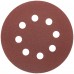 Круги шлифовальные с отверстиями (липучка), алюминий-оксидные, 125 мм, 5 шт. Р 100
