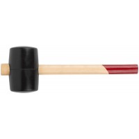 Киянка резиновая, деревянная ручка 65 мм ( 600 гр )