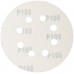 Круги абразивные шлифовальные перфорированные на ворсовой основе под "липучку" (Р100, 125 мм, 5шт.), CUTOP Profi