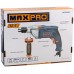 MAX-PRO Дрель ударная 850 Вт; 0-2700об/мин; ключевой патрон 1,5-13мм; 2,4 кг; антивибрационная ручка; резиновые вставки; металлический корпус редуктор