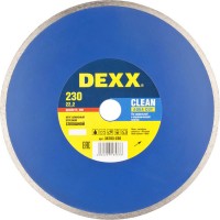 DEXX Ø 230х22.2 мм, алмазный, сплошной, круг отрезной для УШМ CERAMIC 36703-230