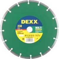 DEXX Ø 230х22.2 мм, алмазный, сегментный, круг отрезной для УШМ 36701-230_z01