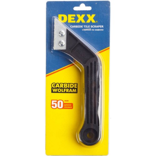 DEXX 200 мм, карбидное напыление, 1 лезвие, скребок по кафелю 33413