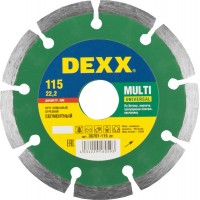 DEXX Ø 115х22.2 мм, алмазный, сегментный, круг отрезной для УШМ 36701-115_z01