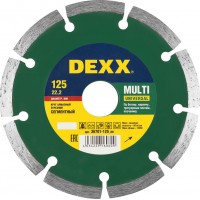 DEXX Ø 125х22.2 мм, алмазный, сегментный, круг отрезной для УШМ 36701-125_z01