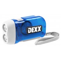 DEXX 2 LED, ручной, динамо, динамо-фонарь 56700