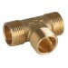 GENERAL FITTINGS 3/4", латунь, "штуцер - штуцер - штуцер", тройник 51054-3/4