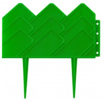 GRINDA 14х310 см, зеленый, бордюр декоративный для клумб 422221-G