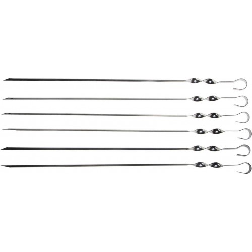 GRINDA 450 мм, 6 шт., угловые, в упаковке, шампуры BARBECUE 427755
