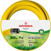 GRINDA Ø 3/4" х 50 м, 25 атм., 3-х слойный, армированный, шланг садовый COMFORT 8-429003-3/4-50_z02