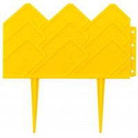 GRINDA 14х310 см, желтый, бордюр декоративный для клумб 422221-Y
