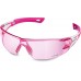 GRINDA розовые, двухкомпонентные дужки, очки защитные открытого типа GR-7 11059