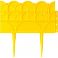GRINDA 14х310 см, желтый, бордюр декоративный для цветников 422223-Y