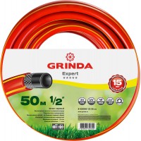 GRINDA Ø 1/2" х 50 м, 35 атм., 3-х слойный, армированный, шланг садовый 8-429005-1/2-50_z02