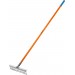 Садовые грабли GRINDA PROLine PS-12 FIBER нержавеющая сталь 12 витых зубцов 380 х 100 х 1530 мм фиберглассовый черенок