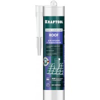 KRAFTOOL ROOF, 300 мл, прозрачный, кровельный силиконовый герметик (41258-2)