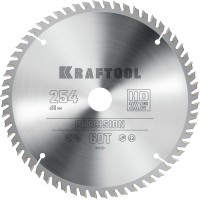 KRAFTOOL Precision, 254 х 30 мм, 60Т, пильный диск по дереву (36952-254-30)