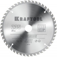 KRAFTOOL Precision, 235 х 30 мм, 48Т, пильный диск по дереву (36952-235-30)