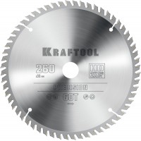 KRAFTOOL Precision, 260 х 30 мм, 60Т, пильный диск по дереву (36952-260-30)