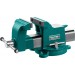 KRAFTOOL 100 мм, стальные слесарные тиски STEEL 32701-100