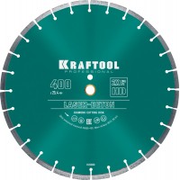 KRAFTOOL Ø 400Х25.4 мм, алмазный, сегментный, по бетону и камню, диск отрезной LASER-BETON 36686-400