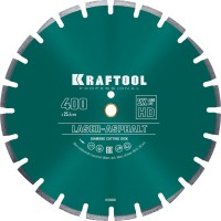 KRAFTOOL Ø 400Х25.4 мм, алмазный, сегментный, по асфальту, диск отрезной LASER-ASPHALT 36687-400
