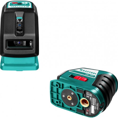 KRAFTOOL линейный лазерный нивелир с детектором в кейсе CL70 4 34660-4 Professional