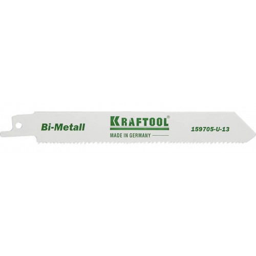 KRAFTOOL 130 мм, шаг 1.8-2.5 мм, полотно по дереву и металлу Bi-Met 159705-U-13 Industrie