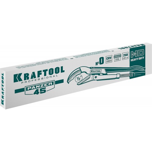 KRAFTOOL №0, изогнутые губки, ключ трубный PANZER-45 2735-05_z02