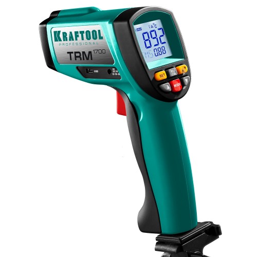 KRAFTOOL -30°С +1650°С, пирометр инфракрасный TRM-1700 45701-1650