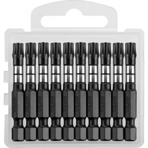 KRAFTOOL TX30, 50 мм, 10 шт., биты TORX Impact Pro 26195-30-50-S10