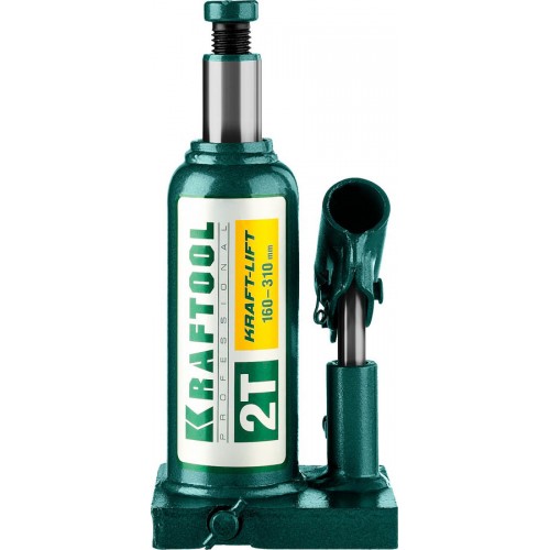 KRAFTOOL 2 т, 160-310 мм, домкрат гидравлический бутылочный сварной Kraft-Lift 43462-2_z01