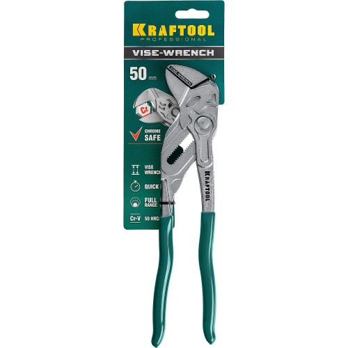 KRAFTOOL 250 мм, клещи переставные Vise-Wrench 22065