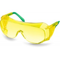 KRAFTOOL жёлтые, линза увеличенного размера, защитные очки ULTRA 110462