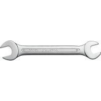 KRAFTOOL 19х22 мм, Cr-V сталь, хромированный, гаечный ключ рожковый 27033-19-22_z01