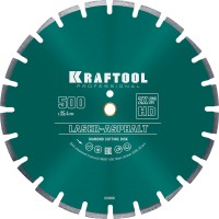 KRAFTOOL Ø 500Х25.4 мм, алмазный, сегментный, по асфальту, диск отрезной LASER-ASPHALT 36687-500
