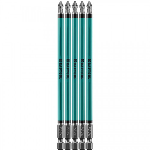 KRAFTOOL PZ2, 150 мм, 5 шт., Cr-Mo сталь, набор бит Optimum Line 26124-2-150-5