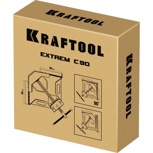 KRAFTOOL 2х90 мм, струбцина угловая ECC-9 32201