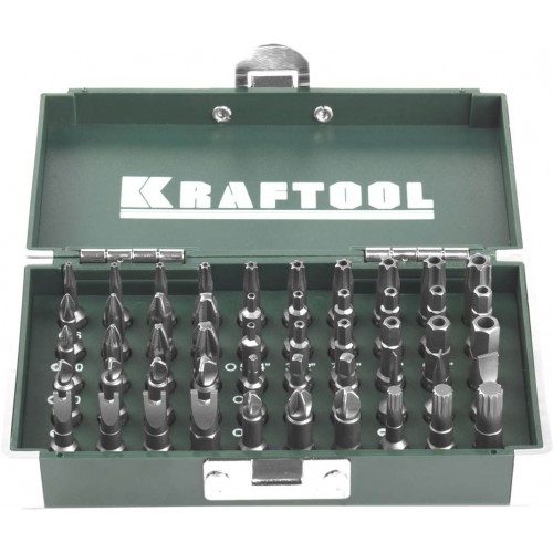 KRAFTOOL 50 шт., Cr-V, набор бит X-Drive 26065-H50