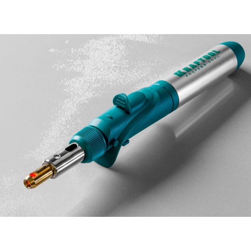 KRAFTOOL 5 насадок, 1300 °C, пьезоподжиг, паяльник газовый Pro в наборе 55503-H10