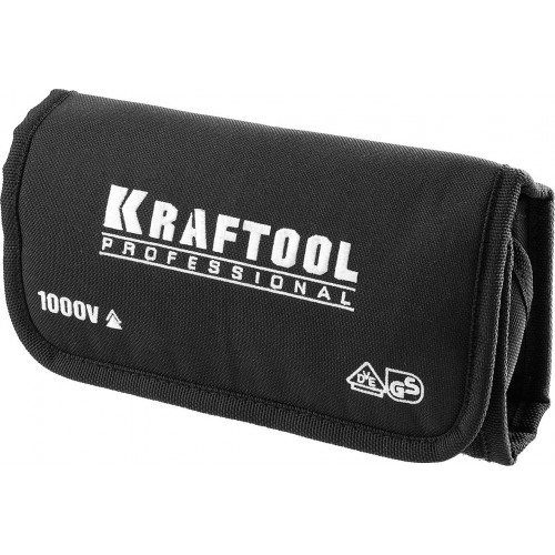 KRAFTOOL 18 шт., набор диэлектрических отверток с переставными стержнями Х-Drive Electro 220092-H18