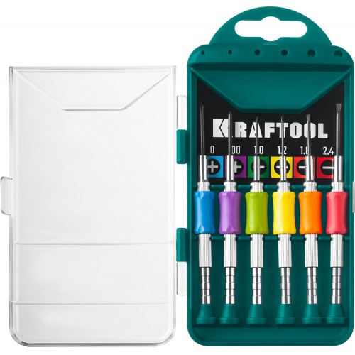KRAFTOOL 6 предметов, набор часовых отверток для точных работ X-Precision 25679