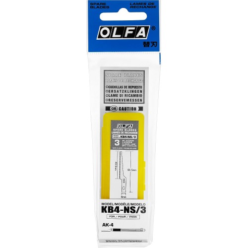 OLFA 3 шт., 6 мм, лезвия пильные OL-KB4-NS/3