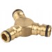 RACO 1/2", тройник латунный (соединитель-соединитель-соединитель) 4246-55028B