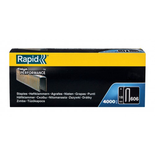 RAPID тип 55 (C / 14 / 606), 18 мм, 4000 шт., супертвердые, закаленные, скобы узкие 11897602