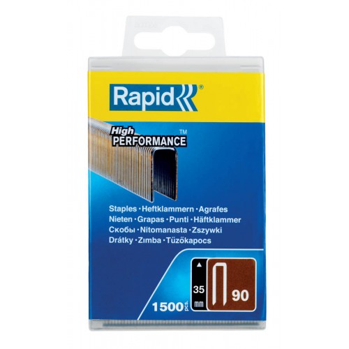 RAPID тип 90, 35 мм, 1500 шт., супертвердые, закаленные, скобы узкие 5000126