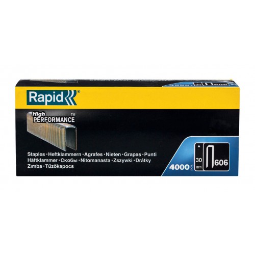 RAPID тип 55 (C / 14 / 606), 30 мм, 4000 шт., супертвердые, закаленные, скобы узкие 466301040