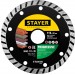 STAYER Progressive, 115 мм, (22.2 мм, 7 х 2.4 мм), сегментированный алмазный диск, Professional (3662-115)